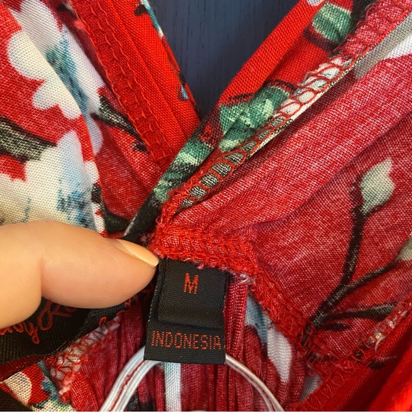 Feeling Serine maxi dress in ruby - Picture 7 of 8